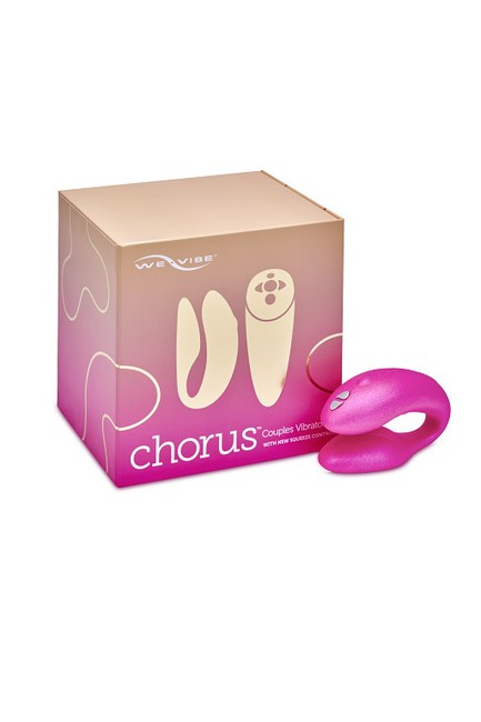 Сенсорный вибромассажер для пар We-Vibe Chorus Pink