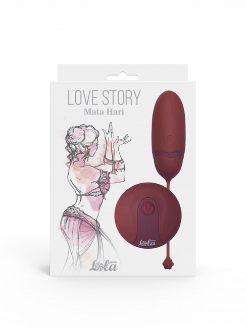 Вибро-яйцо на дистанционном управлении Love Story Mata Hari (10 режимов)