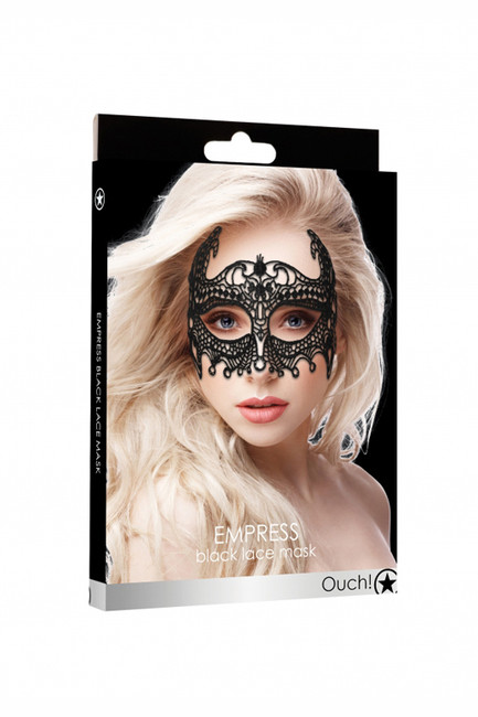 Кружевная маска ручной работы на глаза Empress Black Lace Mask