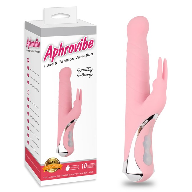 Вибратор с клиторальным стимулятором и ротацией Gyrating G-Bunny