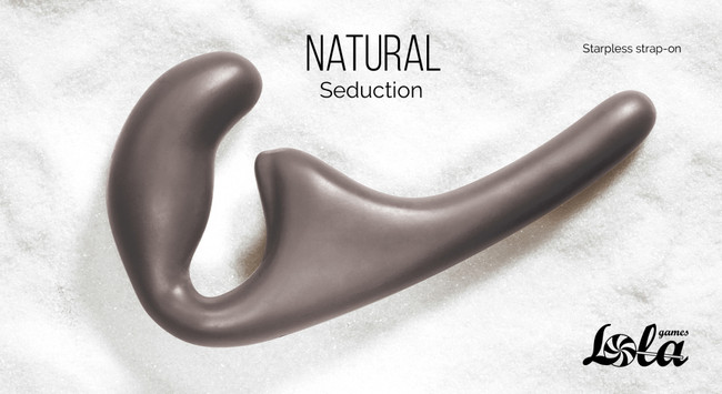 Безремневой анальный страпон Natural Seduction Black