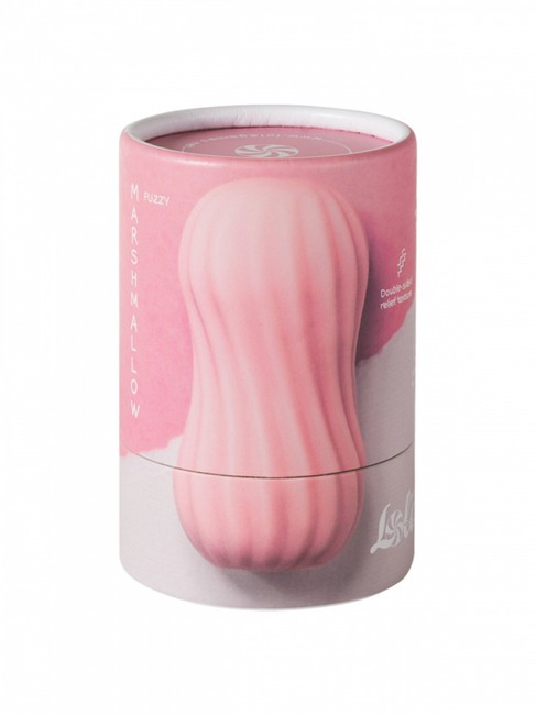 Двусторонний мастурбатор Marshmallow Fuzzy Pink