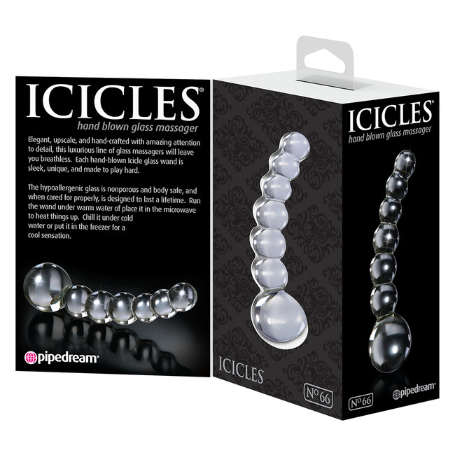 Стеклянный стимулятор Icicles №66