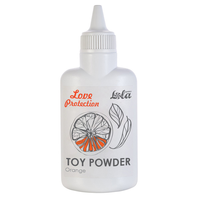 Пудра для игрушек ароматизированная LOVE PROTECTION ORANGE 30G