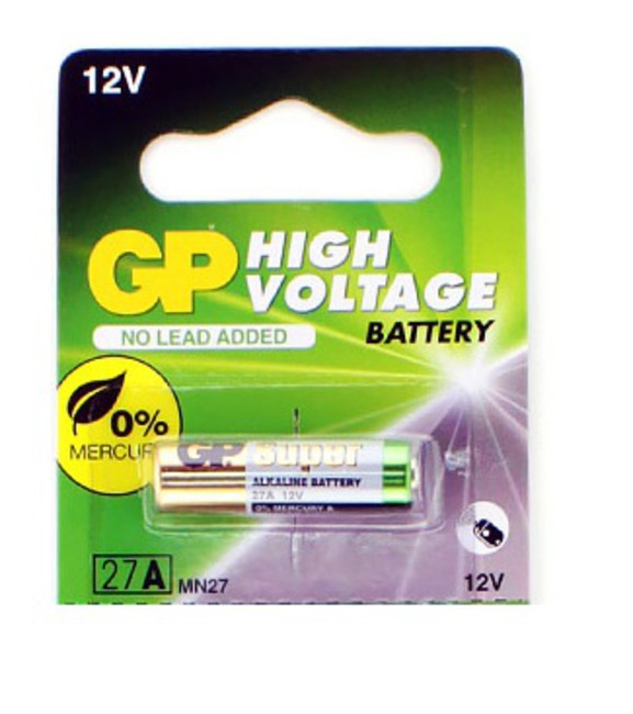 Батарейка GP Super Alkaline MN27 (27A) 12В (27А-С5)