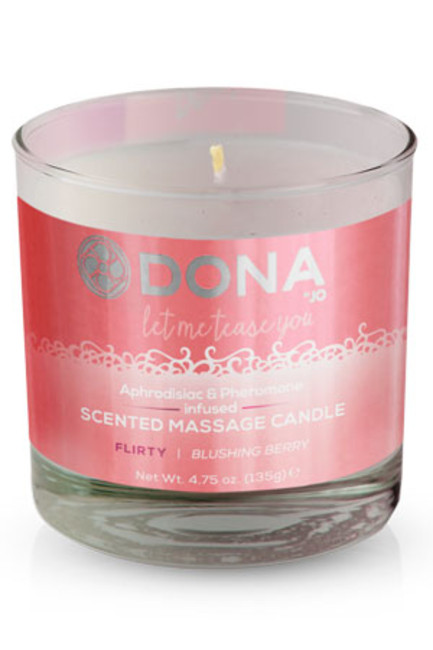 Массажная свеча Dona Scented Massage Candle Flirty Aroma Blushing Berry 135 г