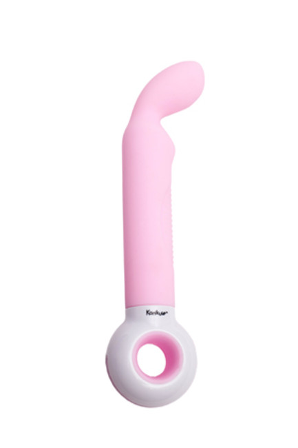 Вибратор My Vibe с подсветкой для G-стимуляции , 7 режимов (22 см, розовый, белый)