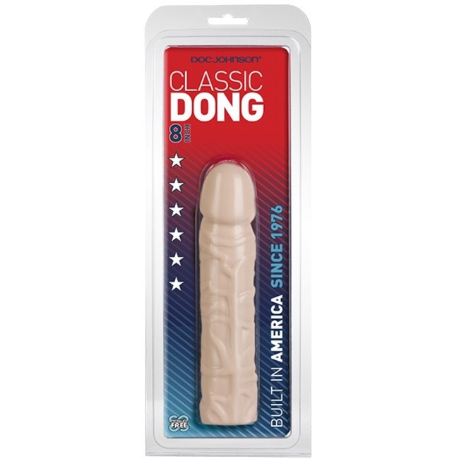 Фаллоимитатор Classic Dong 8'' телесный