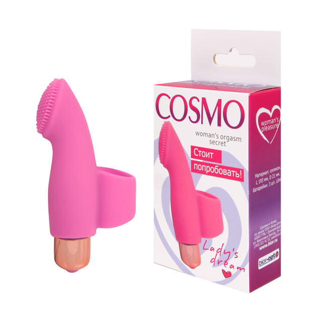 Мини вибромассажер на палец Cosmo Lady's Dream, (9 см)