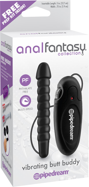 Мощный небольшой анальный массажер Vibrating Butt Buddy