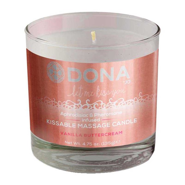 Массажная свеча для оральных ласк Dona Kissable Massage Candle Vanila Buttercream 135 г