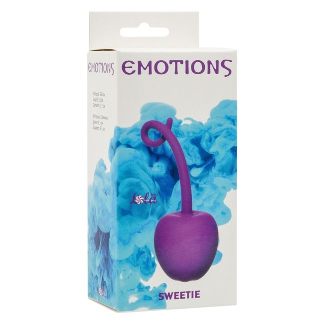 Стимулятор-шарик со смещенным центром тяжести Emotions Sweetie Purple (9.5 см , фиолетовый)