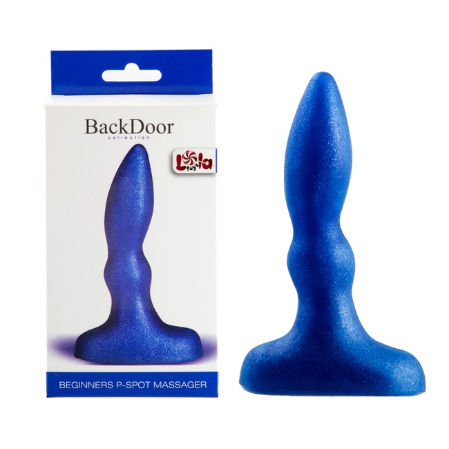 Анальный стимулятор Beginners P-Spot Massager Blue (11 см , синий)