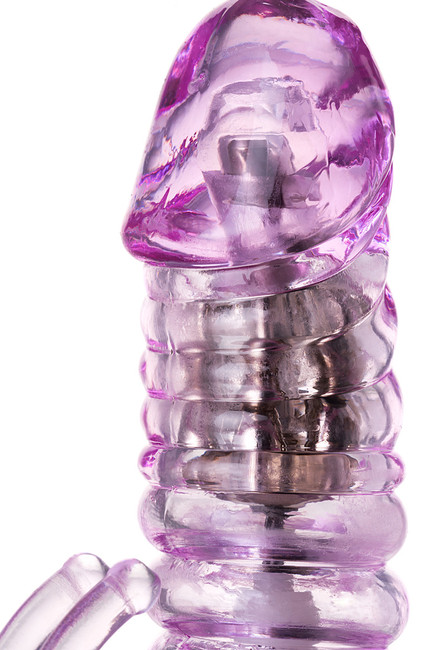 Фрикционно-ротационный вибратор с бабочкой High Tech Vibrator (8 режимов вибрации, 4 ротации)