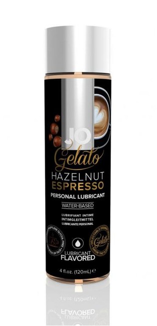 Вкусовой лубрикант на водной основе JO Gelato Hazelnut Espresso (эспрессо с лесным орехом) 120 мл