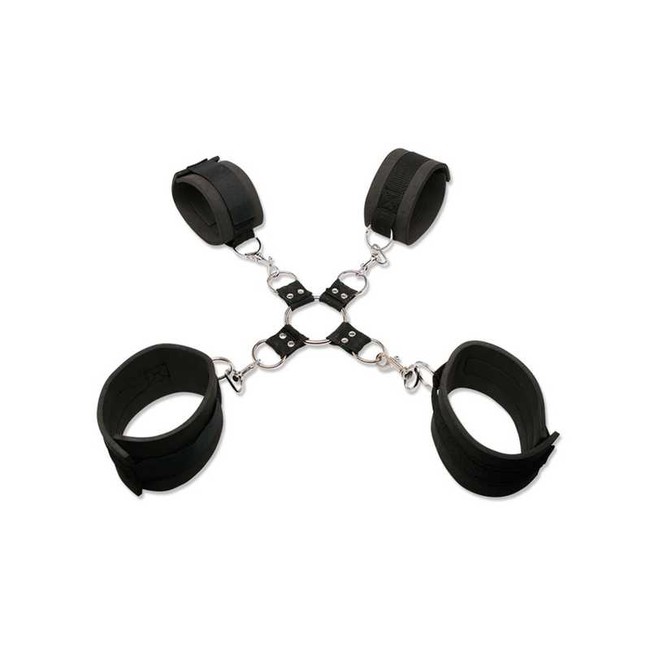 БДСМ набор Extreme Hog-Tie Kit наручники+наножники, соединенные цепочкой