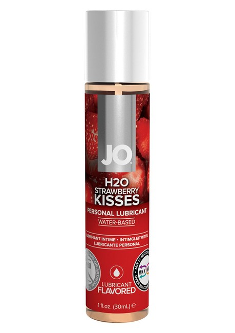 Вкусовой лубрикант на водной основе Strawberry Kiss (клубника) 30 мл