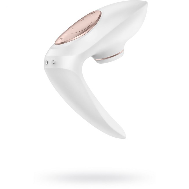 Вакуум-волновой бесконтактный стимулятор для пар Satisfyer Pro 4 Couples (10 режимов ), белый