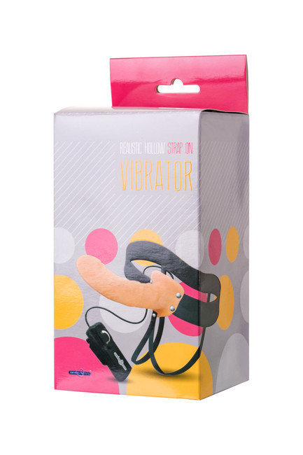 Gopaldas «Realistic Hollow Strap On Vibrator» полый фаллопротез с вибрацией