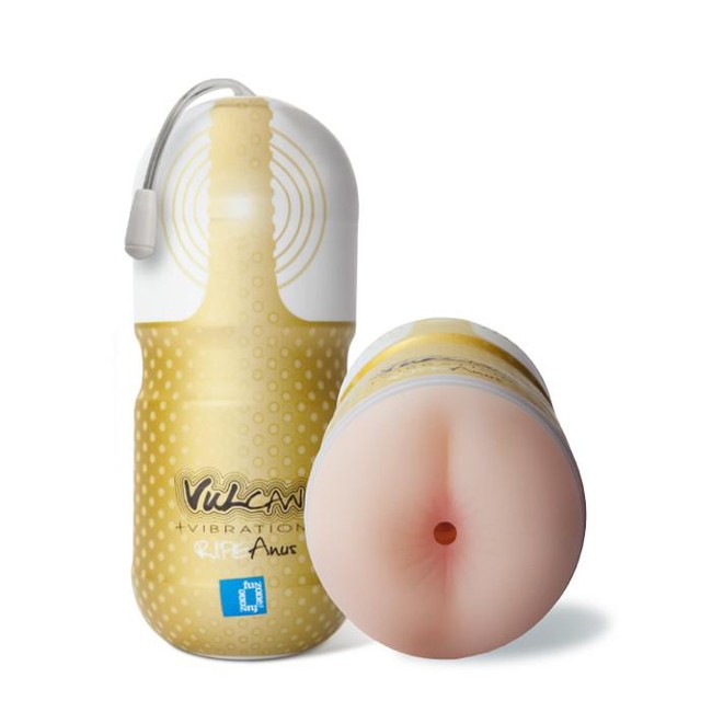 Мини-анус с вибрацией Vulcan Love Skin® Masturbator Ripe Anus + Vibe