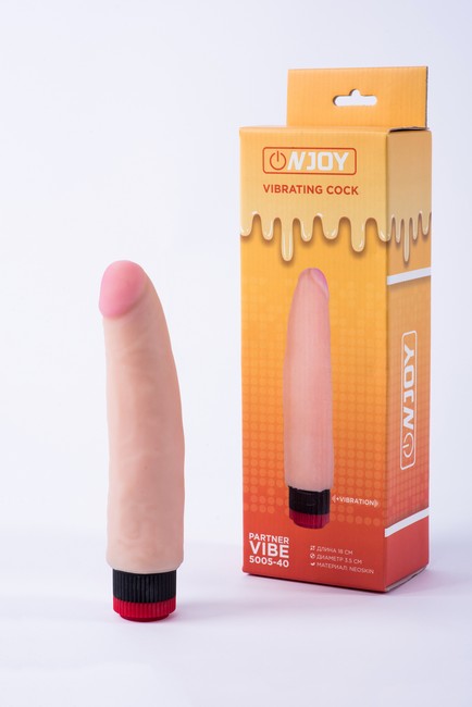 Реалистичный вибратор из кибер-кожи Onjoy Vibrating Cock Partner Vibe