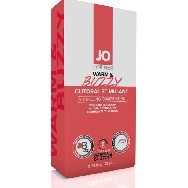 Клиторальный крем JO «WARM & BUZZY CLITORAL CREAM»