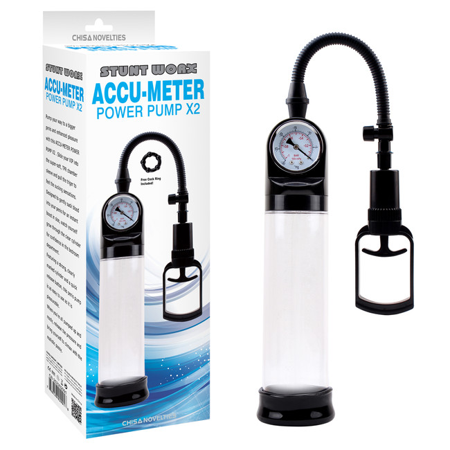 Вакуумная помпа с манометром Accu-Meter Power Pump X2