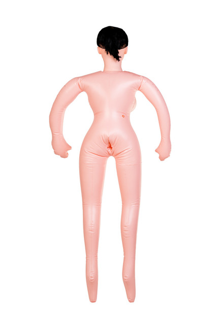 Кукла надувная Nurse Emilia реалистичная голова,брюнетка, TOYFA Dolls-X, с двумя отверстиями